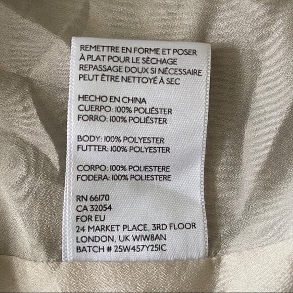 Silence + Noise Lined mini dress with crisscrossed  straps - Picture 8 of 8